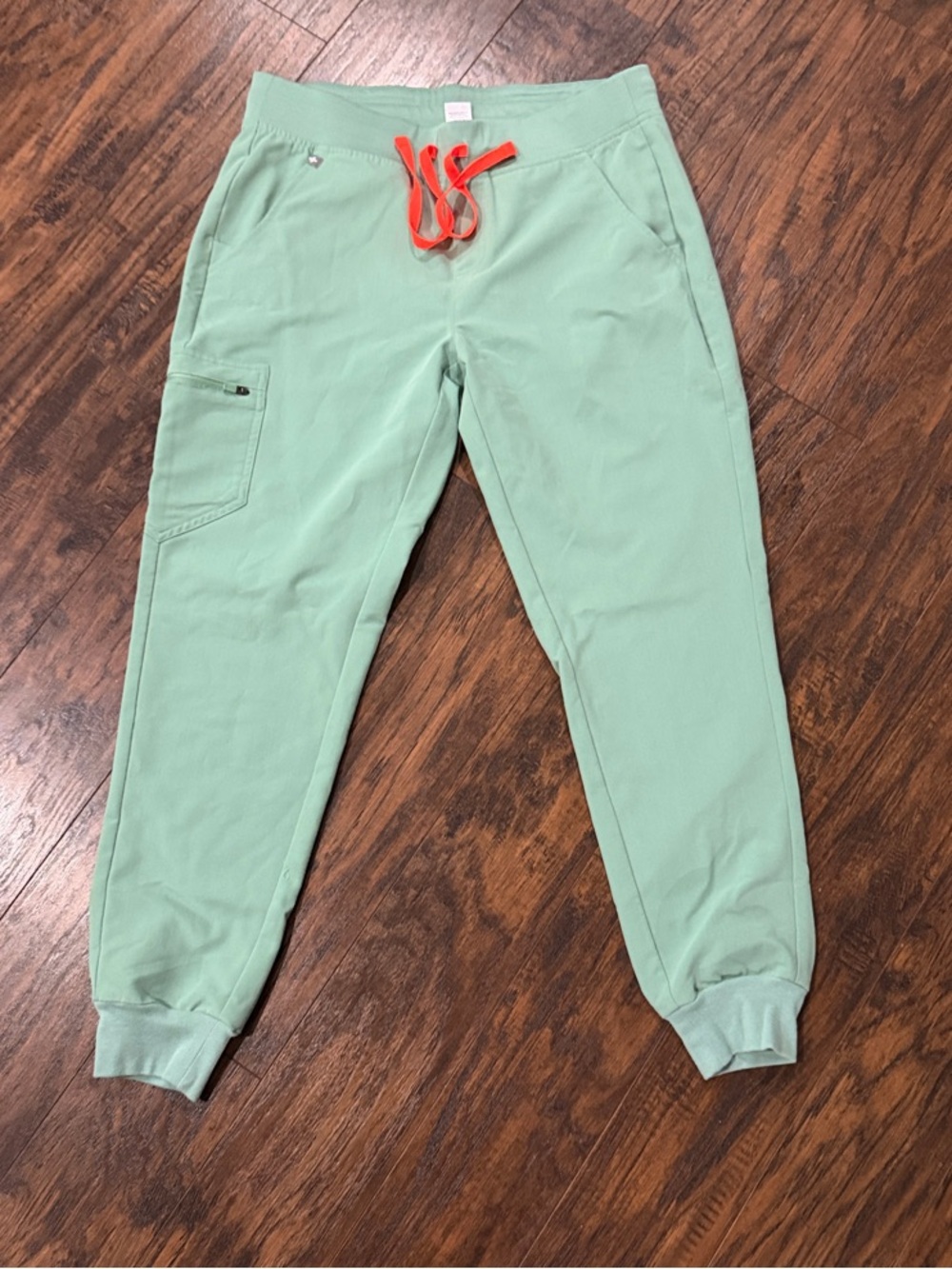 FIGS Jade Zamora Pants with orange Drawstring
